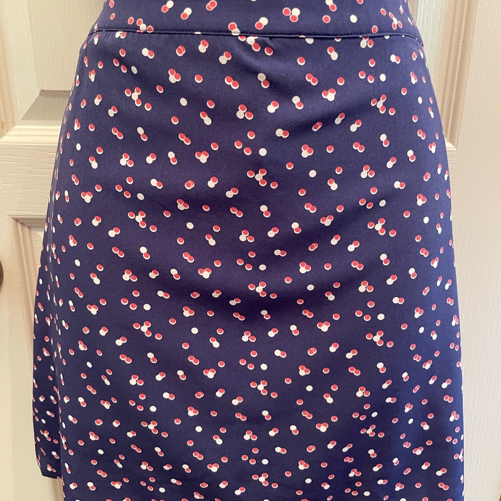 Izod Blue and White Golf Skort